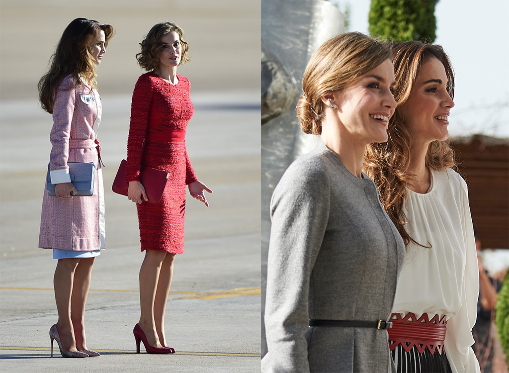 Queen Letizia and Queen Abdullah of Jordan
