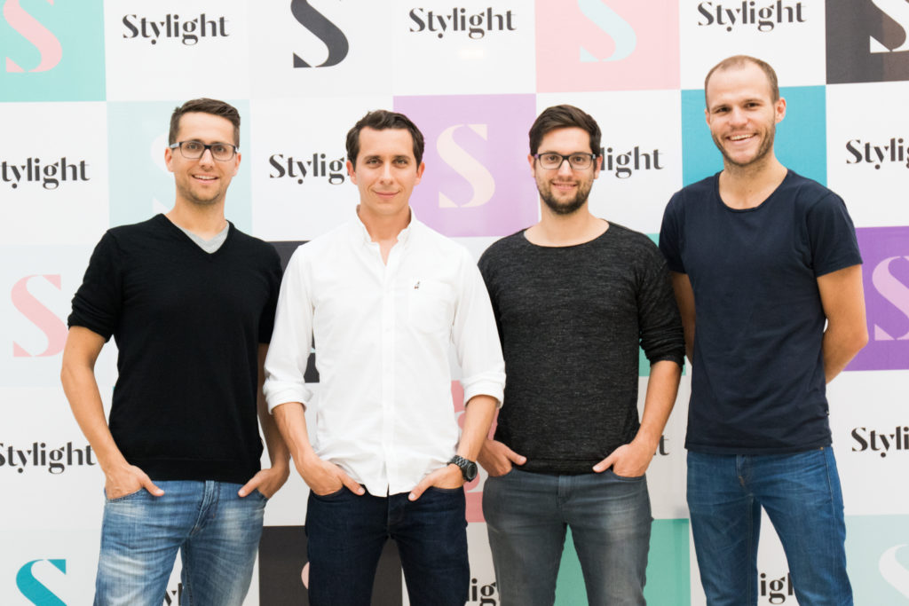 Stylight's Founders - from left to right: Sebastian Schuon, Benjamin Günther, Anselm Bauer & Max-Josef Meier