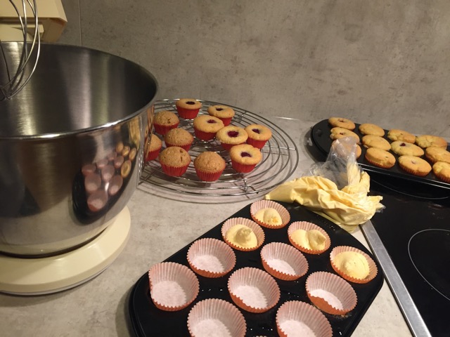Preparation of the Appreciation Cupcakes for Movember 2016 at Stylight